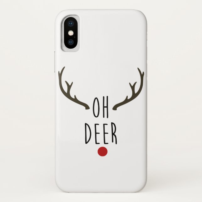 Coques Case-Mate iPhone OH DEER Reindeer Noël Festif de Noël (Dos)
