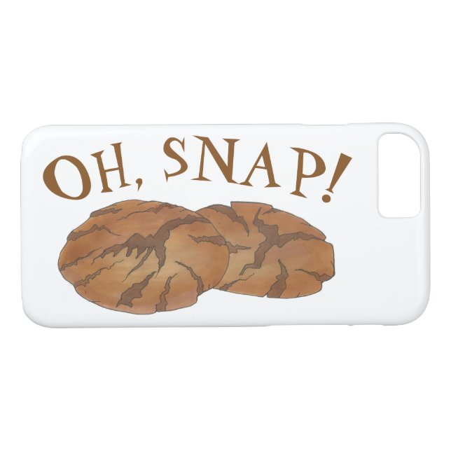 Coques Case-Mate iPhone Oh (Ginger) Snap Amish PA Dutch Gingersnap Cookies (Dos (Horizontal))