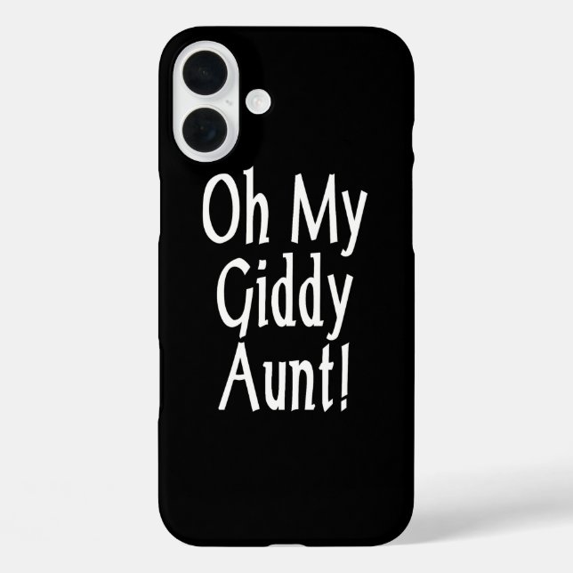Coques Case-Mate iPhone Oh Ma Tante Giddy ! (Verso)