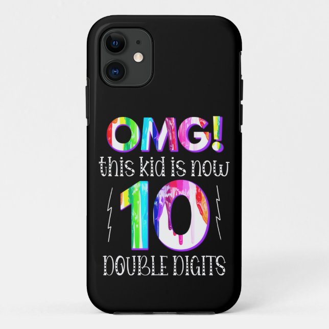 Coques Case-Mate iPhone Oh mon Dieu ! Cet Enfant Est Maintenant 10 Double  (Dos)