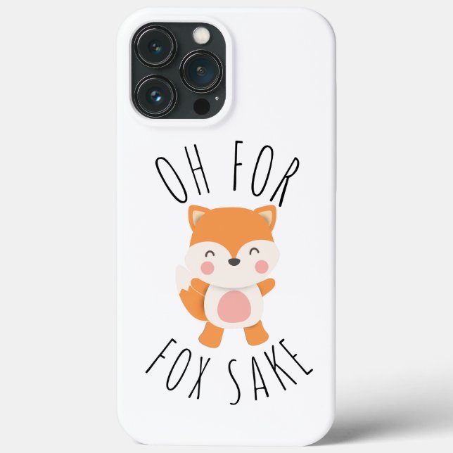 Coques Case-Mate iPhone Oh pour Fox Sake (Verso)