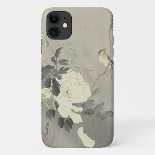 Coques Case-Mate iPhone Ohara Kosen avale avec Peony (Dos)
