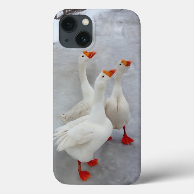 Coques Case-Mate iPhone Oie blanche (Verso)