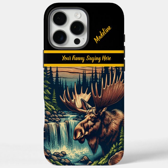 Coques Case-Mate iPhone Oie par un ruisseau forestier calme (Verso)