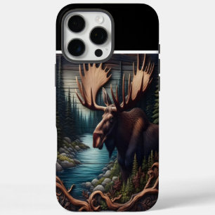 Coques iPhone 16 Pro Max Oie sculptée par un ruisseau