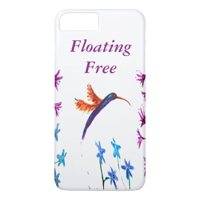 Coques Case-Mate iPhone Oiseau Art Floral Colibri (Dos)