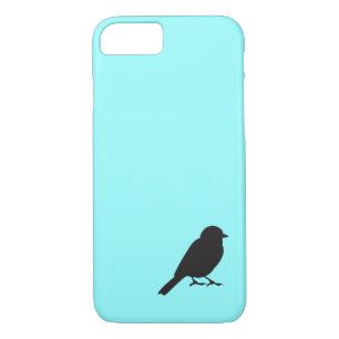 Etui iPhone Case-Mate Oiseau bleu chic d'hirondelle de silhouette de