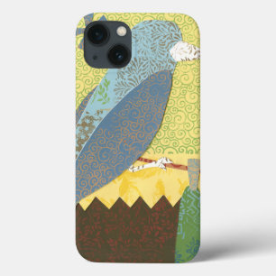 iPhone 13 Case Oiseau coloré sur un fil