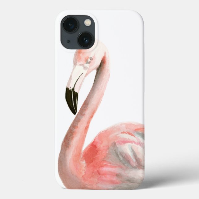 Coques Case-Mate iPhone Oiseau de Flamant rose tropical (Verso)