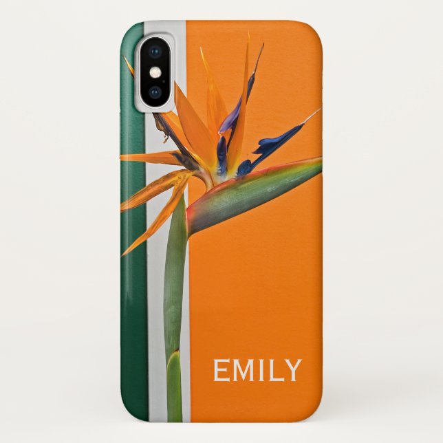 Coques Case-Mate iPhone Oiseau de fleur du Paradis (Dos)