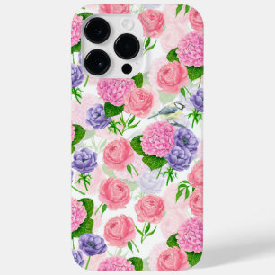 Coque Pour Pour iPhone 14 Pro Max Oiseau et fleurs