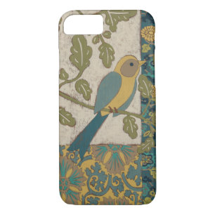 Coques Pour iPhone Oiseau jaune et bleu Turquoise perché sur une bran