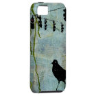 Oiseau noir avec le feu d'arrêt "caricature