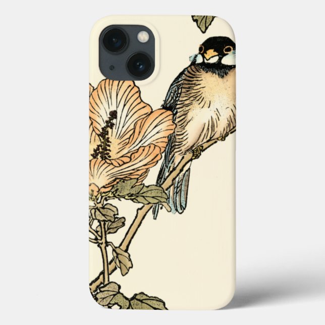 Coques Case-Mate iPhone Oiseau oriental perché sur la branche (Verso)