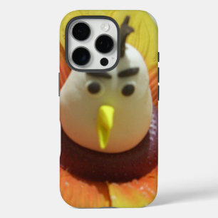 Coques iPhone 16 Pro Oiseau sculpté en Tournesol Imprimer