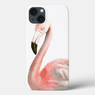 Etui iPhone 13 Oiseau tropical de Flamant rose