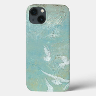 Etui iPhone Case-Mate Oiseaux blancs à travers le ciel bleu