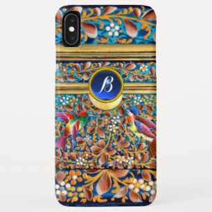 Case-Mate iPhone CASE OISEAUX COLORÉS ET ÉPAULES FLORALES MONOGRAMME DE