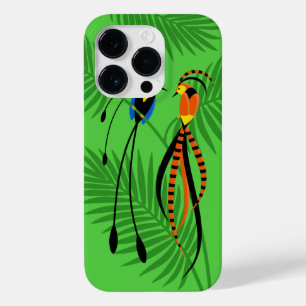 Coque Pour iPhone 14 Pro Oiseaux colorés et lumineux du paradis