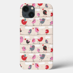 iPhone 13 Case Oiseaux dans l'amour