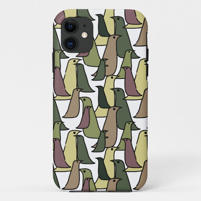 Coques Case-Mate iPhone Oiseaux de Camouflage (Dos)