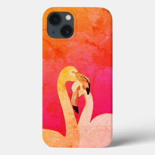 iPhone 13 Coque Oiseaux de Flamant rose rose iPhone 6/6, Tough Xtr