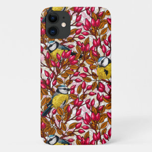 Case-Mate iPhone Case Oiseaux et hanches roses de chien