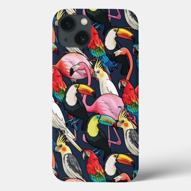 Coques Case-Mate iPhone Oiseaux exotiques (Verso)