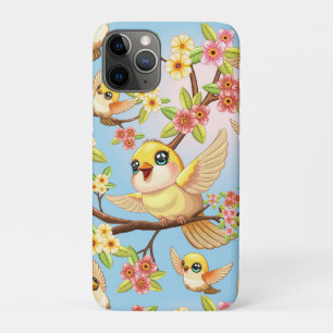 Case-Mate iPhone Case Oiseaux mignons et heureux parmi les fleurs du pri