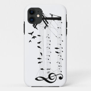 Coques Pour iPhone Oiseaux sur un score