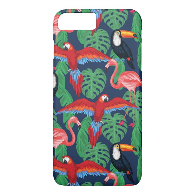 Coques Case-Mate iPhone Oiseaux Tropicaux Aux Couleurs Lumineuses (Dos)