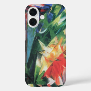 Coque Pour iPhone 16 Oiseaux (Vogel) par Franz Marc, Art Cubisme Vintag
