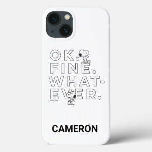 Case-Mate iPhone Case "Ok. Bien. Peu importe." - Snoopy