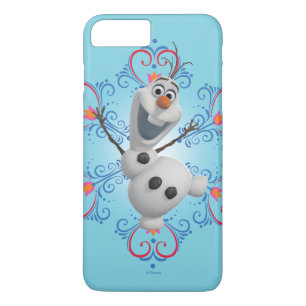 Coque iPhone 7 Plus Olaf  Cadre cardiaque