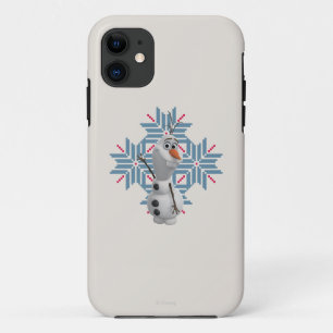 Coque iPhone 11 Olaf Fléau de neige bleu