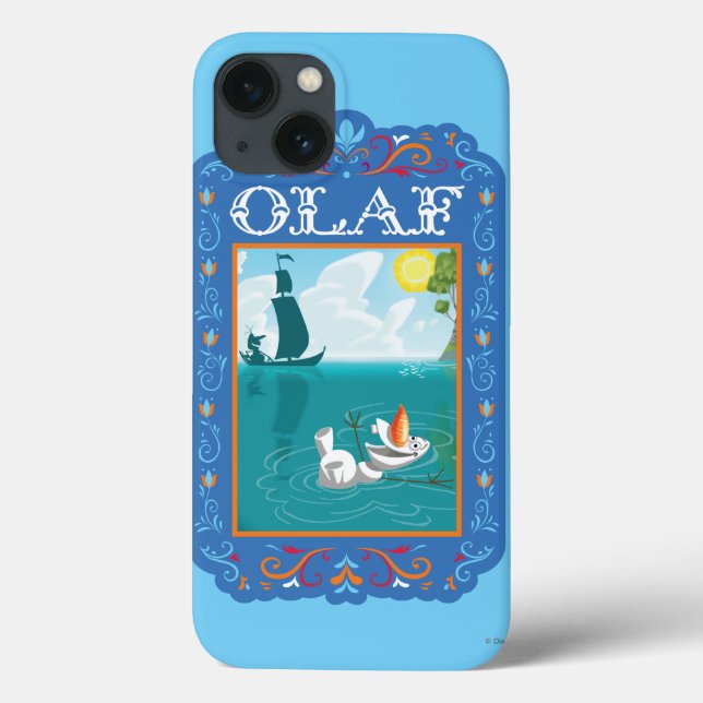Coques Case-Mate iPhone Olaf | Flotter dans l'eau (Verso)