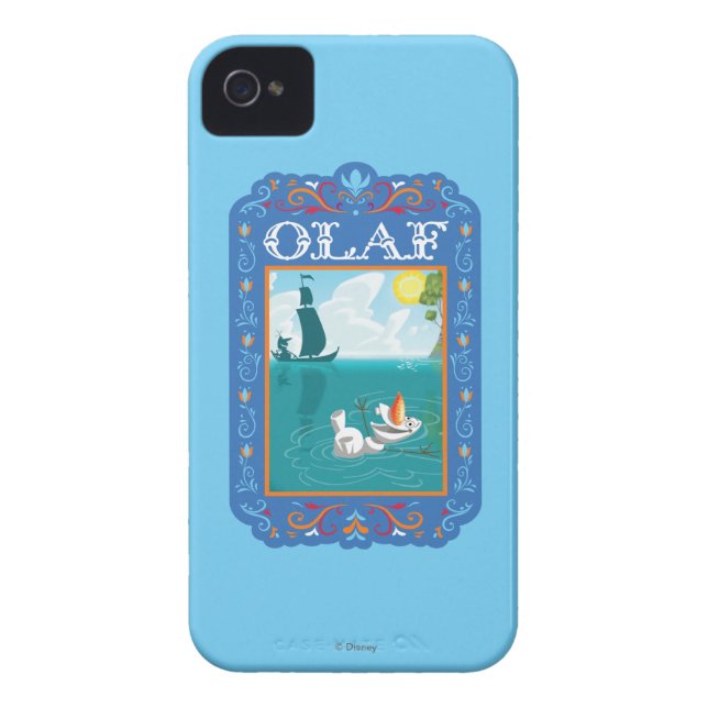 Coques Case-Mate iPhone Olaf | Flotter dans l'eau (Dos)