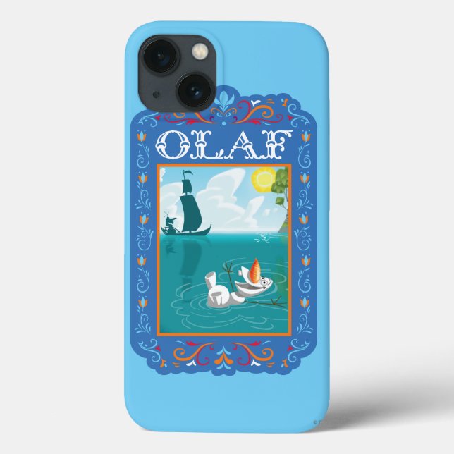 Coques Case-Mate iPhone Olaf | Flotter dans l'eau (Verso)