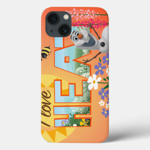 Etui iPhone 13 Olaf J'aime la chaleur et le soleil