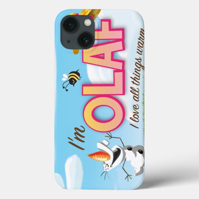 Coques Case-Mate iPhone Olaf | J'Aime Tout Chaud (Verso)