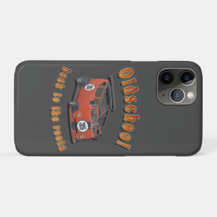 Case-Mate iPhone Case Old school, vintage car in Red and Grey Hochgesch
