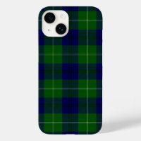 Oliphant tartan bleu vert plaid