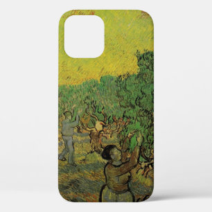 Coques Pour iPhone Oliveraie avec personnages cueillant des olives, V