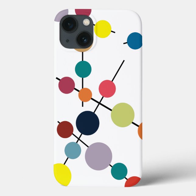 Coques Case-Mate iPhone Olives modernes du milieu du siècle (Verso)