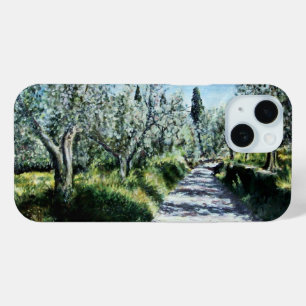 Coque Pour iPhone 15 OLIVIERS EN RIMAGGIO Paysage toscan