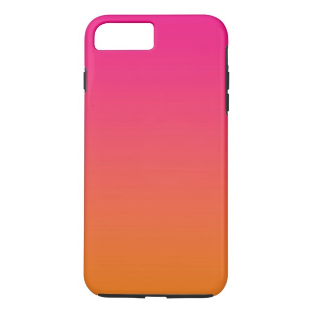 Coques Case-Mate iPhone Ombre rose et orange (Dos)