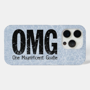 Coque iPhone 15 Pro OMG : Un gardien de but magnifique (hockey)