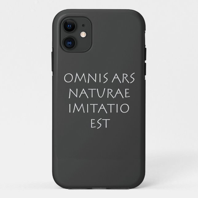 Coques Case-Mate iPhone Omnis ar naturae imitatio est (Dos)
