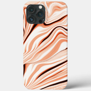 Case-Mate iPhone Case Ongles dans les tons beige, cylindre marron incurv