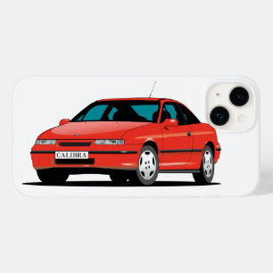 Coques Pour iPhone Opel Calibra rouge avant